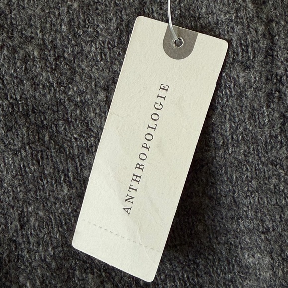 Anthropologie Cozy Gray Cowl Neck Sweater Dress NWT - Picture 5 of 7